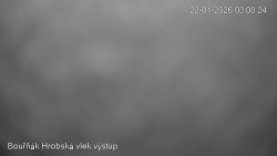 Vrchol Bouřňák, pohled na jih