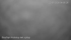 Vrchol Bouřňák, pohled na jih