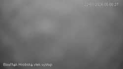 Vrchol Bouřňák, pohled na jih