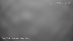 Vrchol Bouřňák, pohled na jih