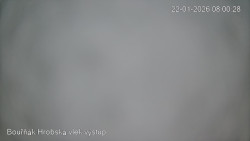 Vrchol Bouřňák, pohled na jih