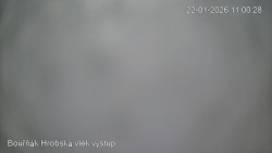 Vrchol Bouřňák, pohled na jih