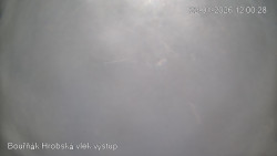 Vrchol Bouřňák, pohled na jih