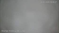 Vrchol Bouřňák, pohled na jih