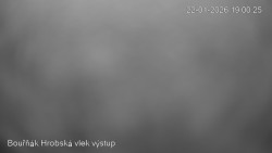 Vrchol Bouřňák, pohled na jih