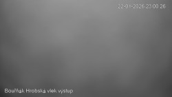 Vrchol Bouřňák, pohled na jih