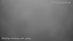 Vrchol Bouřňák, pohled na jih