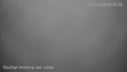 Vrchol Bouřňák, pohled na jih