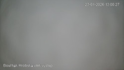 Vrchol Bouřňák, pohled na jih