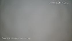 Vrchol Bouřňák, pohled na jih