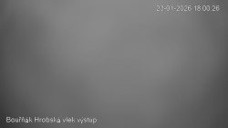 Vrchol Bouřňák, pohled na jih