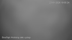 Vrchol Bouřňák, pohled na jih