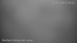 Vrchol Bouřňák, pohled na jih