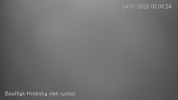 Vrchol Bouřňák, pohled na jih