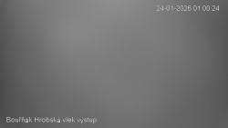 Vrchol Bouřňák, pohled na jih