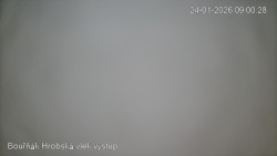 Vrchol Bouřňák, pohled na jih