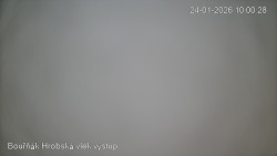 Vrchol Bouřňák, pohled na jih