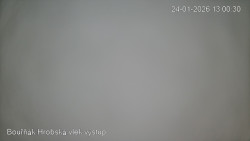 Vrchol Bouřňák, pohled na jih