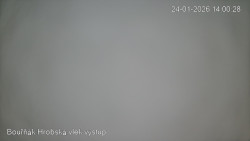 Vrchol Bouřňák, pohled na jih