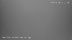 Vrchol Bouřňák, pohled na jih