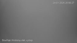 Vrchol Bouřňák, pohled na jih