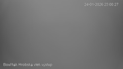 Vrchol Bouřňák, pohled na jih