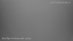 Vrchol Bouřňák, pohled na jih