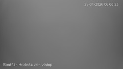 Vrchol Bouřňák, pohled na jih