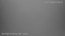 Vrchol Bouřňák, pohled na jih