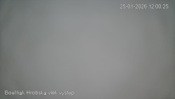 Vrchol Bouřňák, pohled na jih