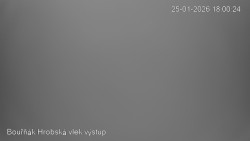 Vrchol Bouřňák, pohled na jih