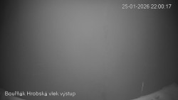 Vrchol Bouřňák, pohled na jih