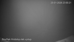 Vrchol Bouřňák, pohled na jih