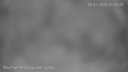 Vrchol Bouřňák, pohled na jih