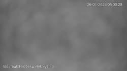 Vrchol Bouřňák, pohled na jih