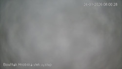 Vrchol Bouřňák, pohled na jih