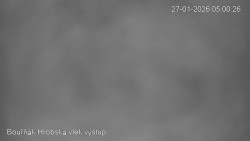 Vrchol Bouřňák, pohled na jih