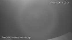 Vrchol Bouřňák, pohled na jih