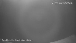 Vrchol Bouřňák, pohled na jih