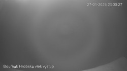 Vrchol Bouřňák, pohled na jih