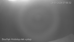 Vrchol Bouřňák, pohled na jih