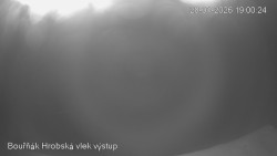 Vrchol Bouřňák, pohled na jih