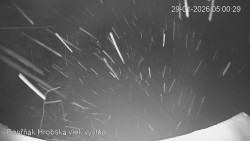 Vrchol Bouřňák, pohled na jih