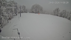 Vrchol Bouřňák, pohled na jih