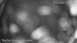 Vrchol Bouřňák, pohled na jih