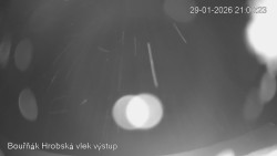 Vrchol Bouřňák, pohled na jih