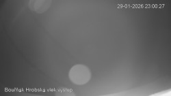 Vrchol Bouřňák, pohled na jih