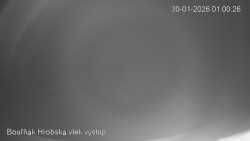 Vrchol Bouřňák, pohled na jih