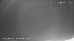 Vrchol Bouřňák, pohled na jih