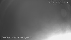 Vrchol Bouřňák, pohled na jih